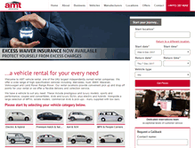 Tablet Screenshot of amtvehiclerental.com